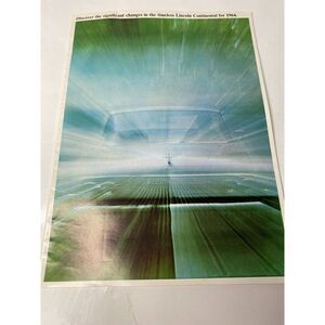 Vintage 1964 Lincoln Continental Sedan Automobile Dealer‎ Sales Brochure